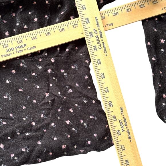 Wild Fable smocked off-shoulder floral crop top XL - Picture 4 of 4